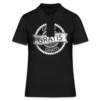 Autocollants gratuits - Polo Femme - noir - Devant - Ailine (174cm)