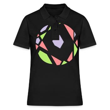 abstract sphere - Women's Polo Shirt - black - Front - Ailine (174cm)