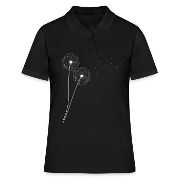 Beau pissenlit pissenlit pissenlit - Polo Femme - noir - Devant - Ailine (174cm)