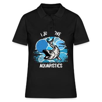 Aquariophiles Poissons Poissons d’ornement Aquaristique - Polo Femme - noir - Devant - Ailine (174cm)