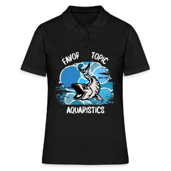 Aquariophiles Poissons Poissons d’ornement Aquaristique - Polo Femme - noir - Devant - Ailine (174cm)
