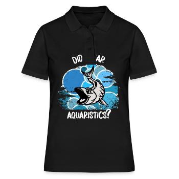 Aquarium Aquariophile Poissons d’ornement Poissons aquatiques - Polo Femme - noir - Devant - Ailine (174cm)