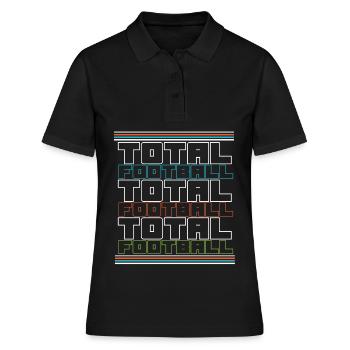 Soccer Total Soccer Total Soccer - Polo Femme - noir - Devant - Ailine (174cm)