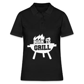 Barbecue - Polo Femme - noir - Devant - Ailine (174cm)