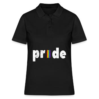 Gay Pride - Polo Femme - noir - Devant - Ailine (174cm)