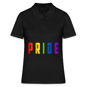 Gay Pride - Polo Femme - noir - Devant - Ailine (174cm)
