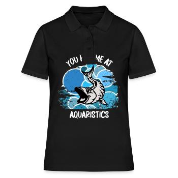 Aquarium Aquariophile Poissons d’ornement Poissons aquatiques - Polo Femme - noir - Devant - Ailine (174cm)