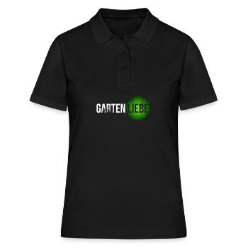 Gartenliebe Rasen Blumenbeet Hochbeet - Frauen Polo Shirt - Schwarz - Vorne - Ailine (174cm)