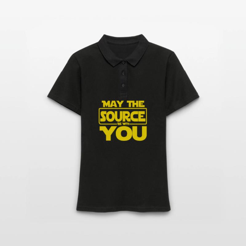 May the Source be with You Coding Code Women's Polo Shirt