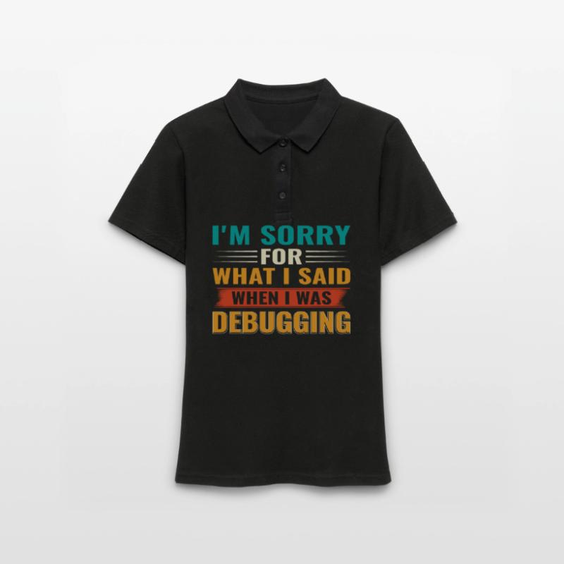 Debugging Nerd Computer Programmeur IT Polo Femme