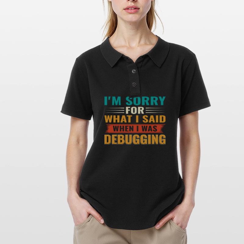 Debugging Nerd Computer Programmeur IT Polo Femme