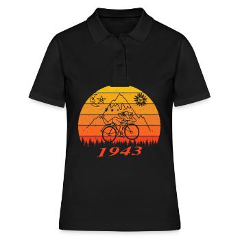 Zauberwald Hofmann 1943 GOA - Frauen Polo Shirt - Schwarz - Vorne - Ailine (174cm)