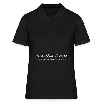 Bangtan KPOP bat la musique pop coréenne - Polo Femme - noir - Devant - Ailine (174cm)