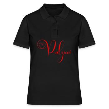 Pfalz Pfälzer Rheinland Schwarzwald - Frauen Polo Shirt - Schwarz - Vorne - Ailine (174cm)