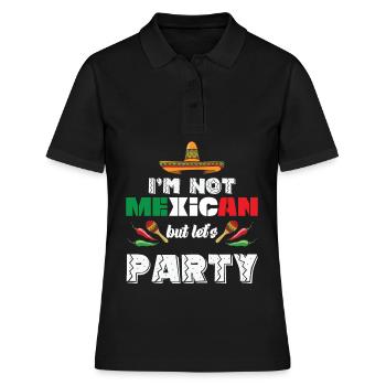 Sombrero de groupe de mariachi mexicain - Polo Femme - noir - Devant - Ailine (174cm)