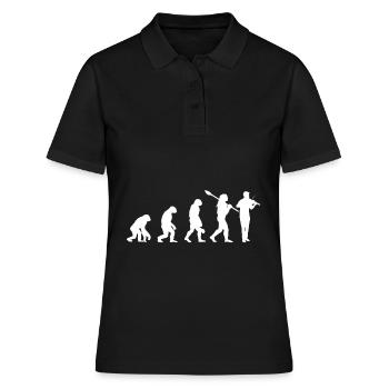 Bratsche Evolution Instrumente Konzert - Frauen Polo Shirt - Schwarz - Vorne - Ailine (174cm)