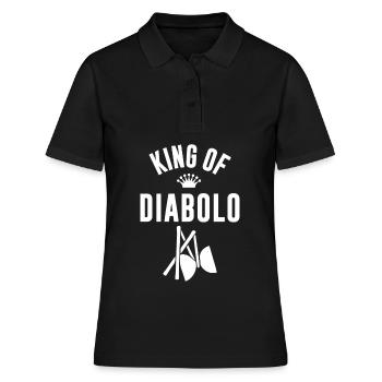 Diabolo King Sport scolaire Jonglerie Hobby - Polo Femme - noir - Devant - Ailine (174cm)