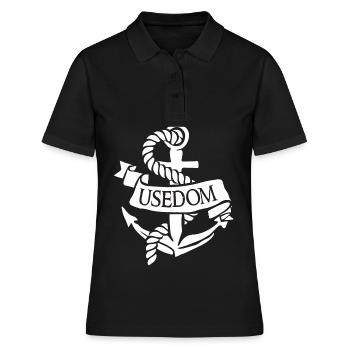 Usedom Anker Baltique île de Moin au nord - Polo Femme - noir - Devant - Ailine (174cm)