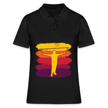 Diabolo appareil de jeu sport scolaire hobby Jongleur - Polo Femme - noir - Devant - Ailine (174cm)