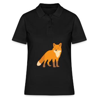 Renard sauvage - Polo Femme - noir - Devant - Ailine (174cm)