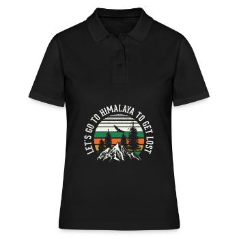 Himalaya Asie Everest Népal - Polo Femme - noir - Devant - Ailine (174cm)