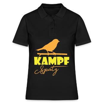 Sparrow Birds House Sparrow Sparrow sparrows - Women's Polo Shirt - black - Front - Ailine (174cm)