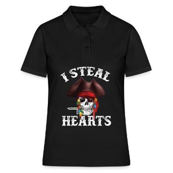 Pirates Pirat Pirates Chapeau pirate - Polo Femme - noir - Devant - Ailine (174cm)