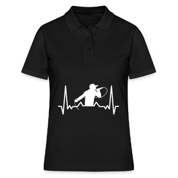 Beatbox Pulse Hip-Hop Beat Beatboxer - Polo Femme - noir - Devant - Ailine (174cm)