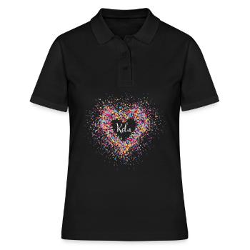 Köln Kölner Karneval Fasching Umzug - Frauen Polo Shirt - Schwarz - Vorne - Ailine (174cm)