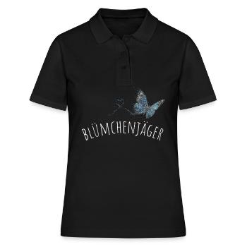 Gärtnerin Floristin Floristik Blumen - Frauen Polo Shirt - Schwarz - Vorne - Ailine (174cm)