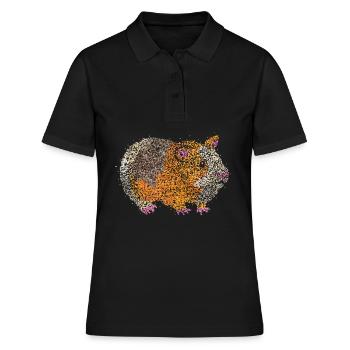 Cochon d’Inde Cochon - Polo Femme - noir - Devant - Ailine (174cm)