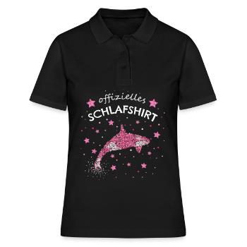 Offizielles Schlafshirt Orka Killerwal - Frauen Polo Shirt - Schwarz - Vorne - Ailine (174cm)