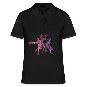 Joueur de tennis Joueur de tennis Paddleball - Polo Femme - noir - Devant - Ailine (174cm)