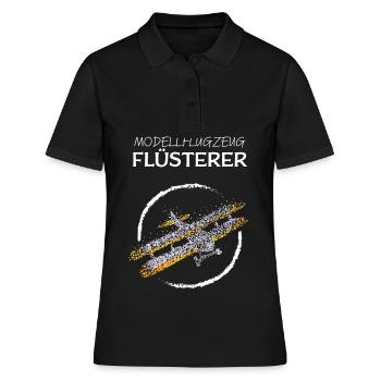 Modellbau Modellbauer Modellflugzeuge - Frauen Polo Shirt - Schwarz - Vorne - Ailine (174cm)