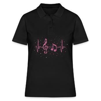 Professeur de musique Musikverein Choir Music School - Polo Femme - noir - Devant - Ailine (174cm)