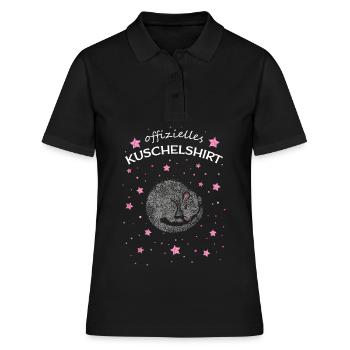Kuschelshirt Ratte Rattenliebhaber Haustiere - Frauen Polo Shirt - Schwarz - Vorne - Ailine (174cm)