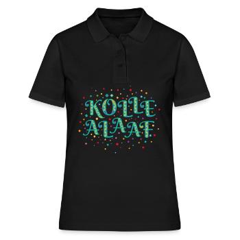 Kölle Alaaf Kölner Karneval Köln Rosenmontag - Frauen Polo Shirt - Schwarz - Vorne - Ailine (174cm)