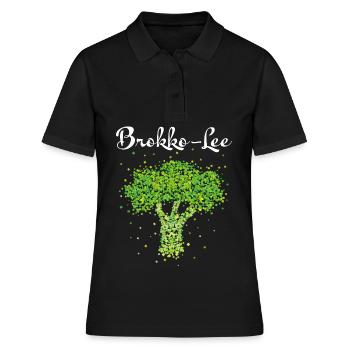 Brocoli Costume Remplacement Carnaval Cadeau Carnaval - Polo Femme - noir - Devant - Ailine (174cm)