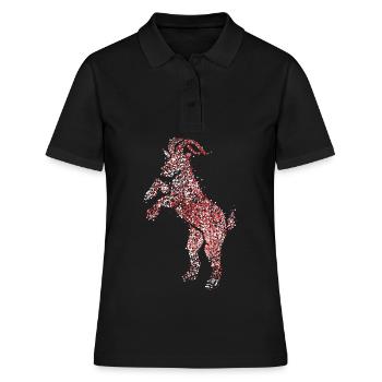 Geißbock Rot Weiß Rut un Wiess Kölle Köln Fasching - Polo Femme - noir - Devant - Ailine (174cm)