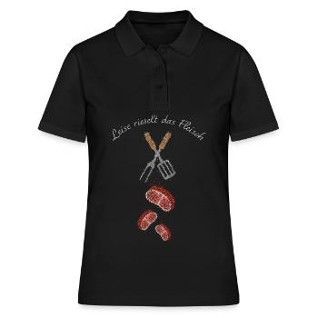 Grill d’hiver BBQ Grill Grill Viande barbecue - Polo Femme - noir - Devant - Ailine (174cm)