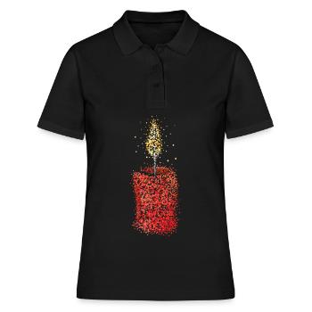 Bougie Avent Couronne Avent Noël Noël Noël - Polo Femme - noir - Devant - Ailine (174cm)