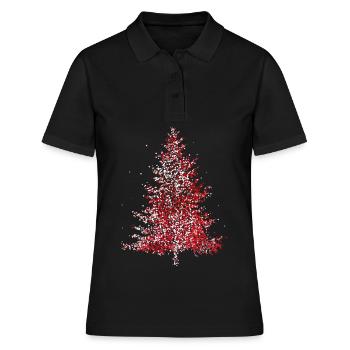 Arbre de Noël Arbre de Noël Noël - Polo Femme - noir - Devant - Ailine (174cm)