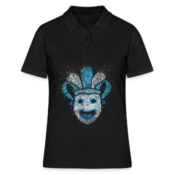 Carnaval Carnaval Masque Clown Jeck Carnaval - Polo Femme - noir - Devant - Ailine (174cm)