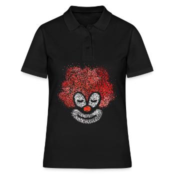 Ensemble de costumes de clown Carnaval Carnaval Lundi gras - Polo Femme - noir - Devant - Ailine (174cm)