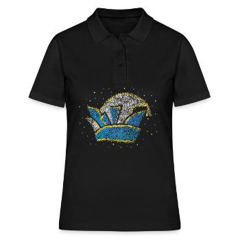 Carnaval Carnaval Confettis Hussard Fool’s Cap Cologne - Polo Femme - noir - Devant - Ailine (174cm)