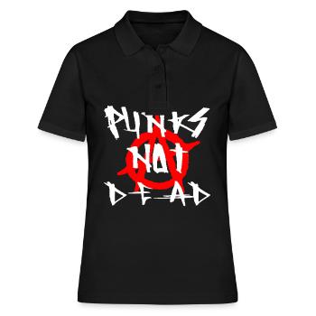 Punk's Not Dead - Frauen Polo Shirt - Schwarz - Vorne - Ailine (174cm)