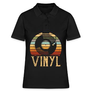 Vinyle Vinyle phonographe cadeau - Polo Femme - noir - Devant - Ailine (174cm)