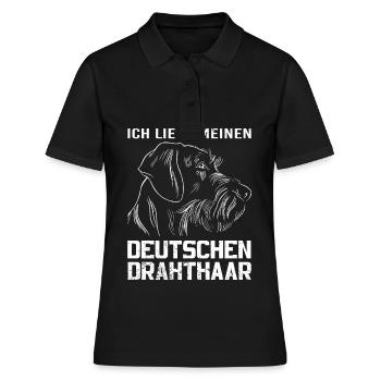 Hund Hundebesitzer - Frauen Polo Shirt - Schwarz - Vorne - Ailine (174cm)