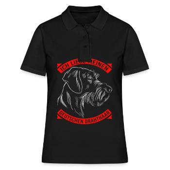 Hund Hundebesitzer - Frauen Polo Shirt - Schwarz - Vorne - Ailine (174cm)