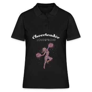 Cheerleading Cheerleader Cheerleader Pyramids - Women's Polo Shirt - black - Front - Ailine (174cm)